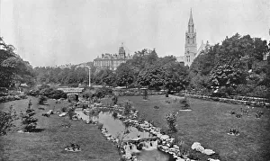 Edwardian Seaside Resort Impressions: The Upper Gardens, c1910