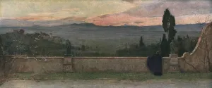 Amalgamated Press Ltd Publications Impressions: Val D Arno: Evening, c1901, (c1930). Creator: Matthew Ridley Corbet