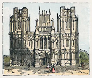 Wells Cathedral Impressions: Wells, c1910