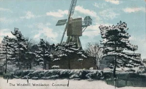 Winter Landscape England Impressions: The Windmill, Wimbledon Common, c1910