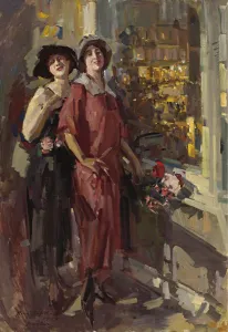 Russian Genre Painting Impressions: At the Window