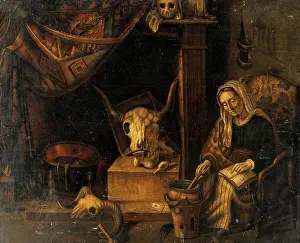 Witchcraft Art Impressions: A witch. Creator: Unknown