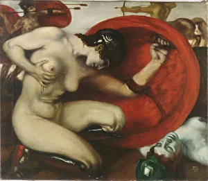 Allegory In Literature Artwork Impressions: Wounded Amazon