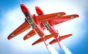 Flèches Rouges Impressions: Le Duo Synchro.
