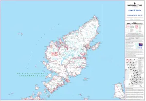 Images datées du 18 avril 2020: Carte de Secteur Postal Feuille 33 Lewis et Harris.