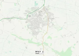Mendip BA16 0 Carte