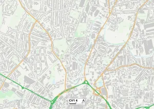 Coventry CV1 4 Carte