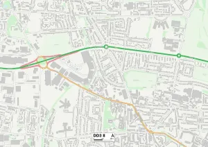 Dundee DD3 8 Carte