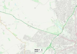 Derby DE22 4 Carte.