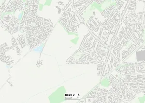 Impression encadrée : Derby DE23 2 Carte.