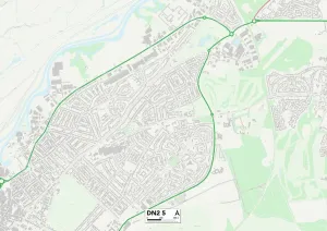 Doncaster DN2 5 Carte