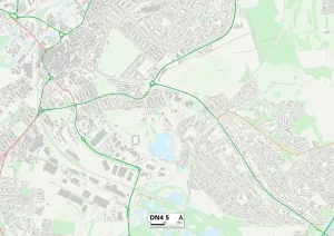 Doncaster DN4 5 Carte