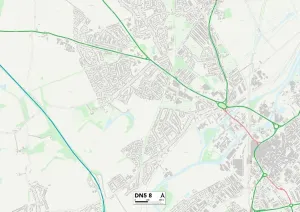Doncaster DN5 8 Carte