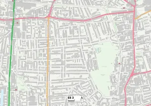 E - Londres E Impressions: Hackney E8 3 Carte