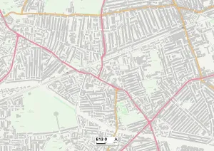 Newham E13 0 Carte