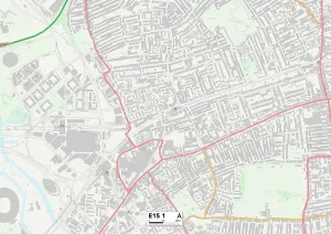 E - Londres E Impressions: Newham E15 1 Carte