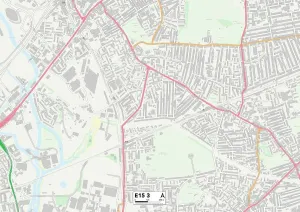 E - Londres E Impressions: Newham E15 3 Carte.