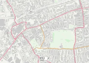 E - Londres E Impressions: Newham E15 4 Carte