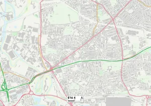 E - Londres E Impressions: Newham E16 4 Carte