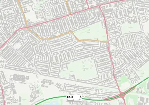 E - Londres E Impressions: Newham E6 3 Carte