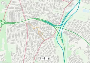 E - Londres E Impressions: Redbridge E18 1 Carte