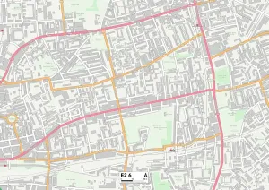 Tower Hamlets E2 6 Carte