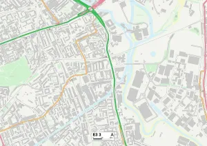 E - Londres E Impressions: Tower Hamlets E3 3 Carte