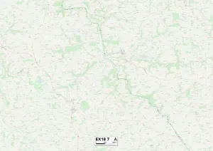 Exeter EX18 7 Carte
