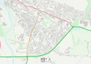 Exeter EX32 9 Carte