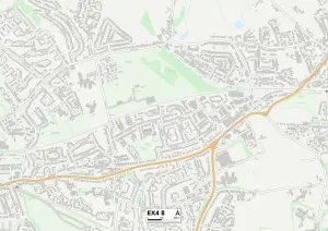 Exeter EX4 8 Carte