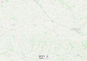 Impression encadrée : Mid Devon EX17 5 Carte