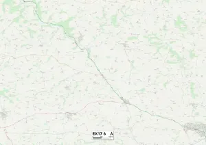 Mid Devon EX17 6 Carte.