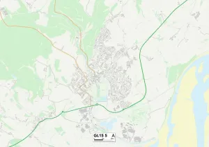 Gloucester GL15 5 Carte