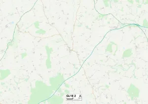 Gloucester GL18 2 Carte.