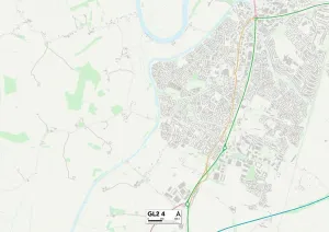 Gloucester GL2 4 Carte