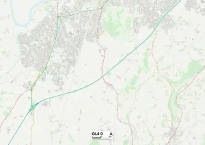 Gloucester GL4 0 Carte