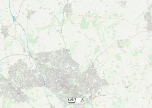 LU - Luton Impressions: Luton LU2 7 Carte