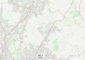 OL - Oldham Impressions: Oldham OL1 4 Carte