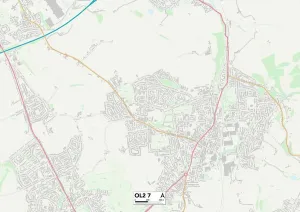 Oldham OL2 7 Carte