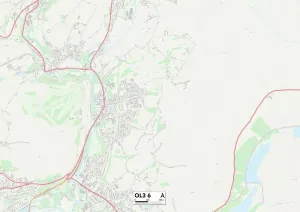 Oldham OL3 6 Carte