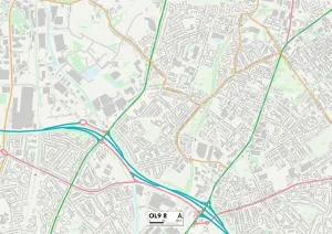 OL - Oldham Impressions: Oldham OL9 8 Carte