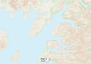 Impression encadrée : Highland PH41 4 Carte