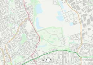 SM6 7 Carte de Sutton
