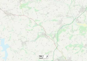 Cornwall TR3 7 Carte