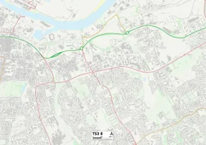 TS - Middlesbrough Impressions: Middlesbrough TS3 8 Map