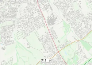 TS - Middlesbrough Impressions: Middlesbrough TS4 3 Carte.