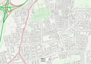TS - Middlesbrough Impressions: Middlesbrough TS5 5 Carte