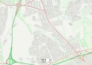 Middlesbrough TS5 8 Carte.