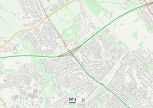 TS - Middlesbrough Impressions: Middlesbrough TS7 8 Carte.