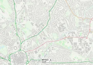 Wolverhampton WV10 0 Carte